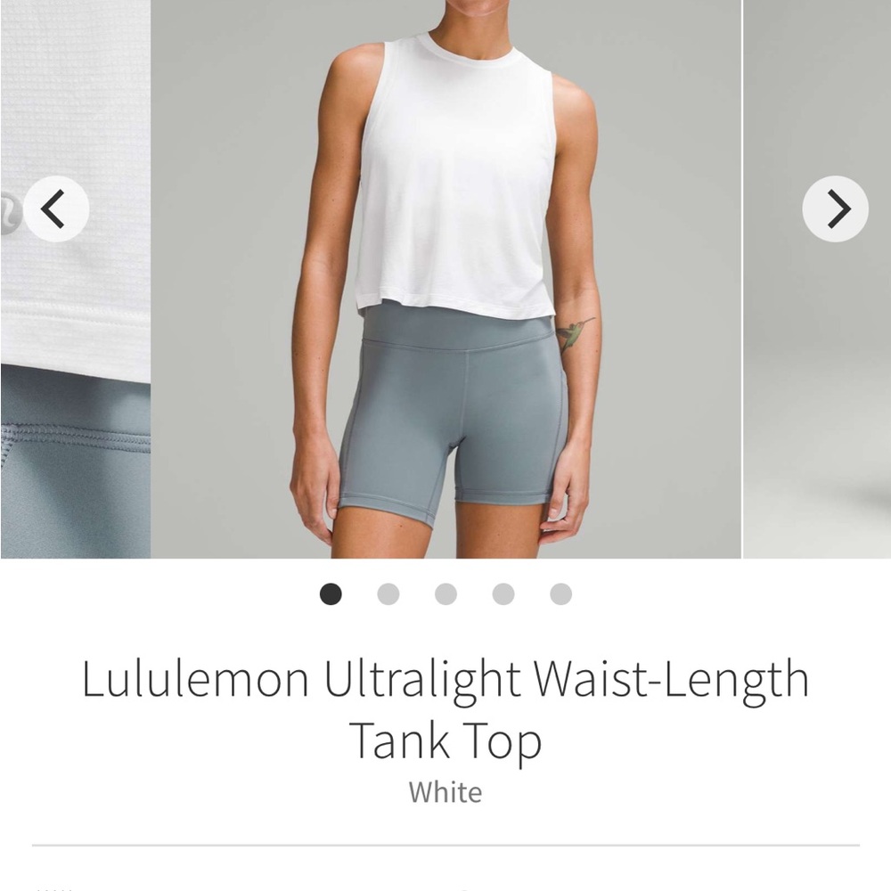 lululemon Ultralight Waist-Length Tank Top
